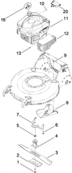 r53-recycling-lawnmower r53-recycling-lawnmowers part diagram