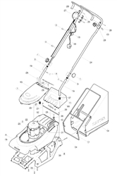 spirit-41-electric spirit-lawnmowers part diagram