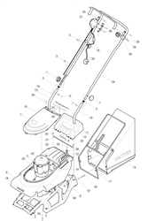 spirit-41-electric spirit-lawnmowers part diagram