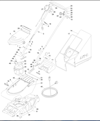 spirit-41-electric spirit-lawnmowers part diagram