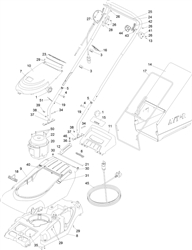 spirit-41-electric spirit-lawnmowers part diagram