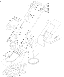 spirit-41-electric spirit-lawnmowers part diagram