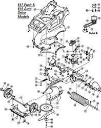spirit-41 spirit-lawnmowers part diagram