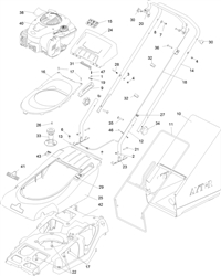 spirit-41 spirit-lawnmowers part diagram
