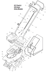 spirit-41 spirit-lawnmowers part diagram