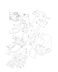 spirit-41 spirit-lawnmowers part diagram