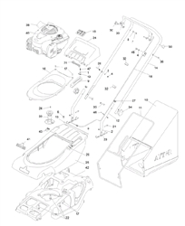 spirit-41 spirit-lawnmowers part diagram