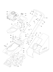 spirit-41 spirit-lawnmowers part diagram