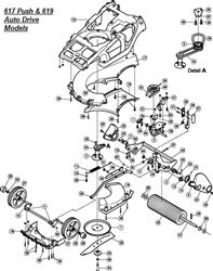 spirit-41 spirit-lawnmowers part diagram