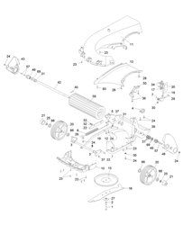 spirit-41 spirit-lawnmowers part diagram