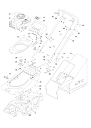 spirit-41 spirit-lawnmowers part diagram