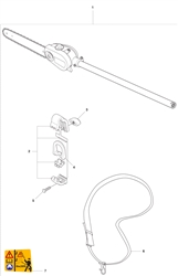 327p4 pole-prunerssaws part diagram