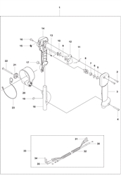 350bf husqvarna-blowervacs part diagram