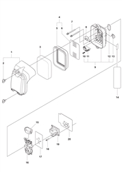 350bt husqvarna-blowervacs part diagram