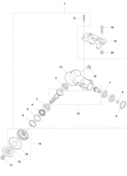 545fxt husqvarna-brushcutters--trimmers part diagram