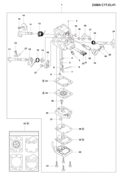 husqvarna-135-chainsaw husqvarna-petrol-chainsaws part diagram