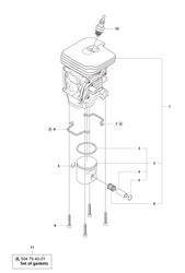 husqvarna-135-chainsaw husqvarna-petrol-chainsaws part diagram