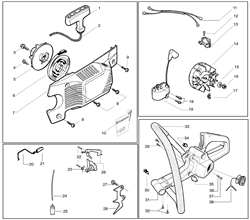 husqvarna-136-chainsaw husqvarna-petrol-chainsaws part diagram