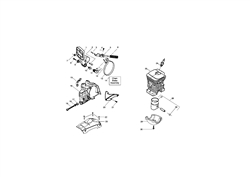 husqvarna-142e-chainsaw husqvarna-petrol-chainsaws part diagram