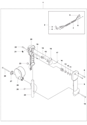 husqvarna-180bt-back-pack husqvarna-blowervacs part diagram