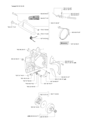 husqvarna-338xpt-chainsaw husqvarna-petrol-chainsaws part diagram