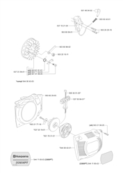 husqvarna-338xpt-chainsaw husqvarna-petrol-chainsaws part diagram