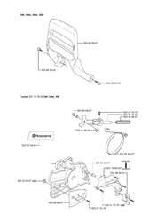 husqvarna-340-chainsaw husqvarna-petrol-chainsaws part diagram