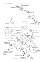 husqvarna-340-chainsaw husqvarna-petrol-chainsaws part diagram
