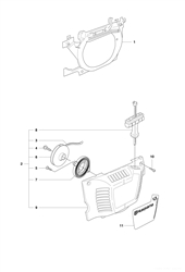 husqvarna-353-chainsaw husqvarna-petrol-chainsaws part diagram
