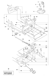 husqvarna-353-chainsaw husqvarna-petrol-chainsaws part diagram