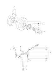 husqvarna-353-chainsaw husqvarna-petrol-chainsaws part diagram