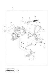 husqvarna-455-rancher-chainsaw husqvarna-petrol-chainsaws part diagram