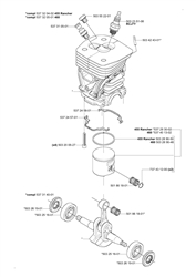 husqvarna-460-chainsaw husqvarna-petrol-chainsaws part diagram