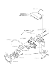 husqvarna-460-chainsaw husqvarna-petrol-chainsaws part diagram