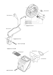 husqvarna-460-chainsaw husqvarna-petrol-chainsaws part diagram