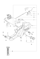 husqvarna-545-chainsaw husqvarna-petrol-chainsaws part diagram