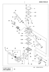 husqvarna-555-chainsaw husqvarna-petrol-chainsaws part diagram