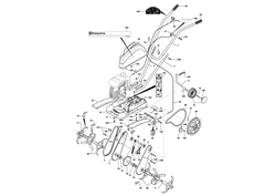 husqvarna-t25rs-cultivator husqvarna-cultivators--rotavators part diagram