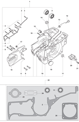 k1250-rail power-cutters part diagram
