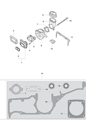k1250-rail power-cutters part diagram