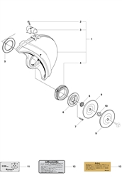 k750 power-cutters part diagram