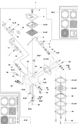 k750 power-cutters part diagram