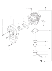 k960 power-cutters part diagram
