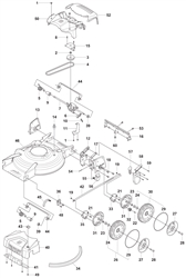lc53e husqvarna-petrol-rotary-mowers part diagram