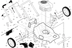 r53sv husqvarna-petrol-rotary-mowers part diagram