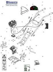t200compact-pro husqvarna-cultivators--rotavators part diagram
