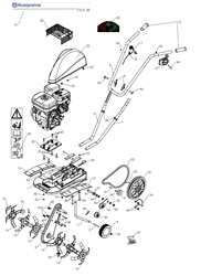 t25m husqvarna-cultivators--rotavators part diagram
