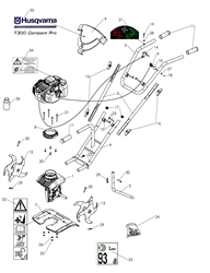 t300compact-pro husqvarna-cultivators--rotavators part diagram