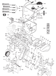 t50rs husqvarna-cultivators--rotavators part diagram