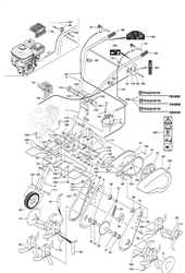 t85hx husqvarna-cultivators--rotavators part diagram